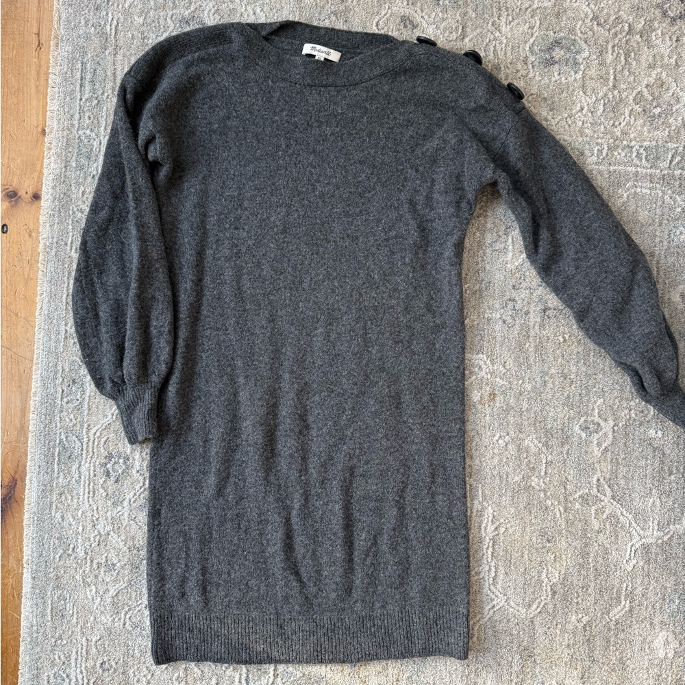 Madewell Sweater Dress | Size XS | Grey